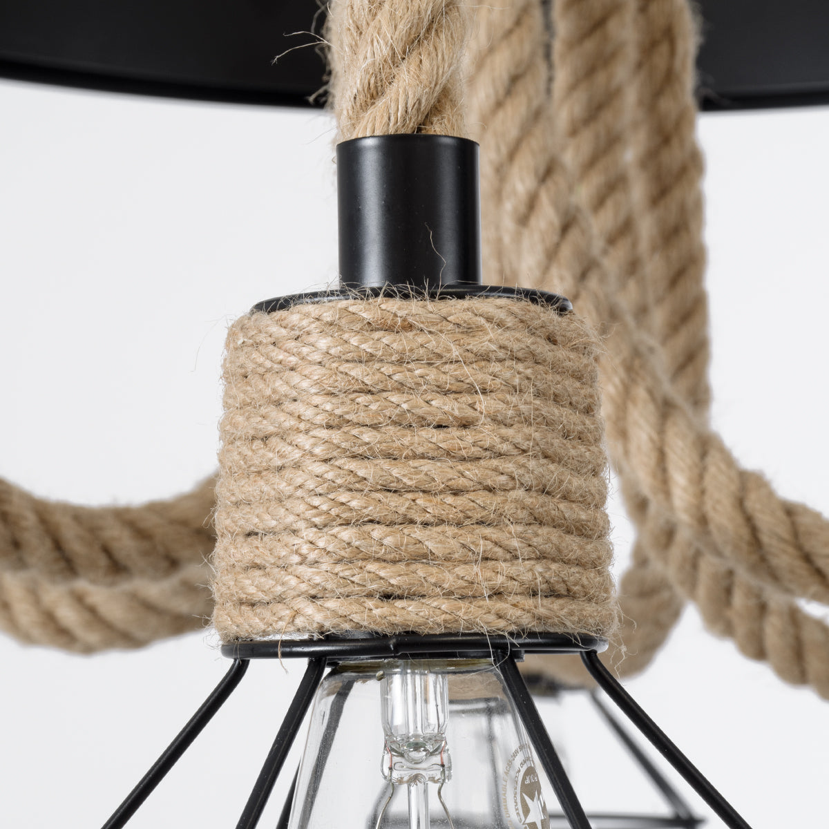 GLOBOSTAR® HELLET 01193 Vintage Κρεμαστό Φωτιστικό Οροφής με Ντουί 6 x E27 AC 220-240V IP20 - Μαύρο & Πράσινο - Μ72 x Π72 x Υ80cm - ledmania.gr