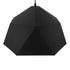 GloboStar® HEXAGON 01195 Μοντέρνο Κρεμαστό Φωτιστικό Καμπάνα Μονόφωτο 1 x E27 IP20 Μαύρο & Χρυσό Μέταλλο - Μ46 x Π46 x Υ25cm - ledmania.gr