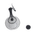GLOBOSTAR® LILY 01198 Μοντέρνο Κρεμαστό Φωτιστικό Οροφής με Ντουί 1 x E27 AC 220-240V IP20 - Μαύρο & Λευκό - Μ30 x Π30 x Υ50cm - ledmania.gr