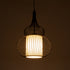 GLOBOSTAR® LILY 01199 Μοντέρνο Κρεμαστό Φωτιστικό Οροφής με Ντουί 1 x E27 AC 220-240V IP20 - Μαύρο & Λευκό - Μ31 x Π31 x Υ42cm - ledmania.gr
