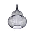 GLOBOSTAR® LILY 01199 Μοντέρνο Κρεμαστό Φωτιστικό Οροφής με Ντουί 1 x E27 AC 220-240V IP20 - Μαύρο & Λευκό - Μ31 x Π31 x Υ42cm - ledmania.gr