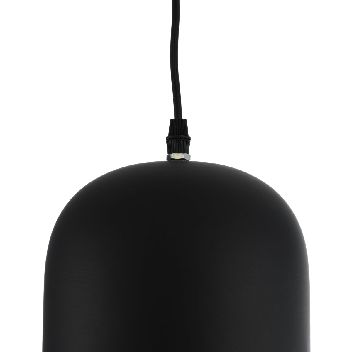 GloboStar® CHARLO 01214 Vintage Κρεμαστό Φωτιστικό Καμπάνα Μονόφωτο 1 x E27 IP20 Μαύρο & Χρυσό Μέταλλο - Μ26 x Π26 x Υ16cm - ledmania.gr