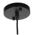 GloboStar® VALLETE BLACK 01258 Μοντέρνο Κρεμαστό Φωτιστικό Οροφής Μονόφωτο 1 x E27 Μαύρο Μεταλλικό Καμπάνα Φ45 x Y27cm - ledmania.gr