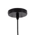GloboStar® VILI BLACK 01261 Μοντέρνο Κρεμαστό Φωτιστικό Οροφής Μονόφωτο 1 x E27 Μαύρο Μεταλλικό Καμπάνα Φ35 x Y27cm - ledmania.gr