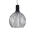 GLOBOSTAR® SCANDI 01266 Μοντέρνο Κρεμαστό Φωτιστικό Οροφής με Ντουί 1 x E27 AC 220-240V IP20 - Μαύρο - Μ38 x Π38 x Υ50cm - ledmania.gr