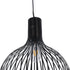 GLOBOSTAR® SCANDI 01266 Μοντέρνο Κρεμαστό Φωτιστικό Οροφής με Ντουί 1 x E27 AC 220-240V IP20 - Μαύρο - Μ38 x Π38 x Υ50cm - ledmania.gr