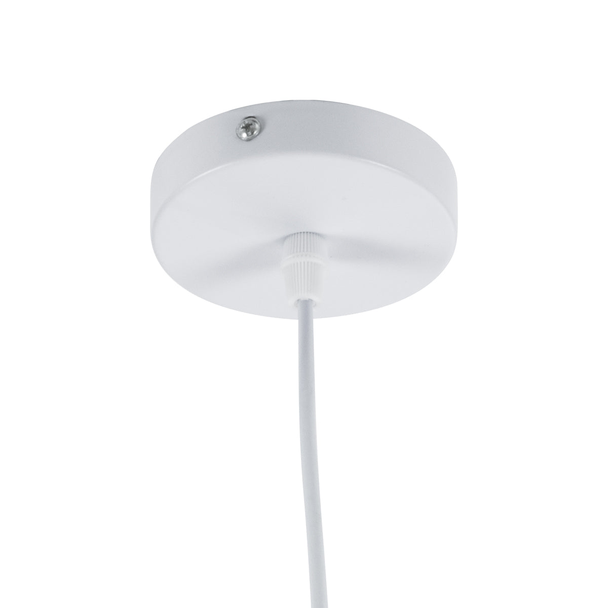 GloboStar® FELICITA 01276 Μοντέρνο Κρεμαστό Φωτιστικό Οροφής Μονόφωτο 1 x E27 AC220-240V IP20 - Φ40 x Υ30cm - Ασημί Μεταλλικό Καμπάνα - ledmania.gr