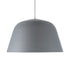 GLOBOSTAR® UPVALE 01282 Μοντέρνο Κρεμαστό Φωτιστικό Οροφής με Ντουί 1 x E27 AC 220-240V IP20 - Γκρι & Λευκό - Μ40 x Π40 x Υ24cm - ledmania.gr