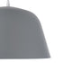 GLOBOSTAR® UPVALE 01282 Μοντέρνο Κρεμαστό Φωτιστικό Οροφής με Ντουί 1 x E27 AC 220-240V IP20 - Γκρι & Λευκό - Μ40 x Π40 x Υ24cm - ledmania.gr