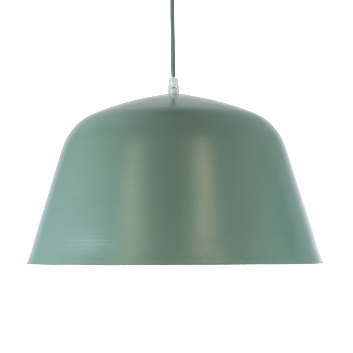 GLOBOSTAR® UPVALE 01285 Μοντέρνο Κρεμαστό Φωτιστικό Οροφής με Ντουί 1 x E27 AC 220-240V IP20 - Πράσινο & Λευκό - Μ40 x Π40 x Υ24cm - ledmania.gr