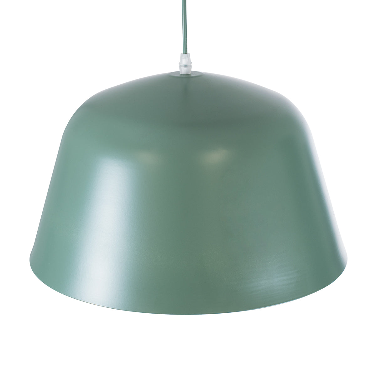 GLOBOSTAR® UPVALE 01285 Μοντέρνο Κρεμαστό Φωτιστικό Οροφής με Ντουί 1 x E27 AC 220-240V IP20 - Πράσινο & Λευκό - Μ40 x Π40 x Υ24cm - ledmania.gr