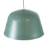 GLOBOSTAR® UPVALE 01285 Μοντέρνο Κρεμαστό Φωτιστικό Οροφής με Ντουί 1 x E27 AC 220-240V IP20 - Πράσινο & Λευκό - Μ40 x Π40 x Υ24cm - ledmania.gr