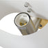 GloboStar® SUTTON 01316 Μοντέρνο Επιτοίχιο Φωτιστικό Απλίκα με LED Βραχίονα Δίφωτο 1 x E27 IP20 Μπεζ Ξύλο, Λευκό Γυαλί με Ασημί Μέταλλο - Μ15 x Π20 x Υ22.5cm - ledmania.gr