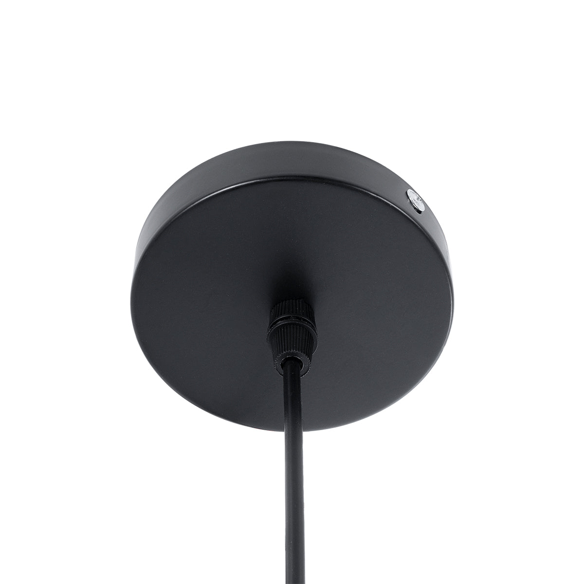 GloboStar® LUNE 01341 Μοντέρνο Κρεμαστό Φωτιστικό Καμπάνα Μονόφωτο 1 x E27 IP20 Μαύρο & Χρυσό Μέταλλο - Μ40 x Π40 x Υ20cm - ledmania.gr
