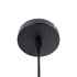 GloboStar® LUNE 01341 Μοντέρνο Κρεμαστό Φωτιστικό Καμπάνα Μονόφωτο 1 x E27 IP20 Μαύρο & Χρυσό Μέταλλο - Μ40 x Π40 x Υ20cm - ledmania.gr