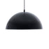 GloboStar® LUNE 01341 Μοντέρνο Κρεμαστό Φωτιστικό Καμπάνα Μονόφωτο 1 x E27 IP20 Μαύρο & Χρυσό Μέταλλο - Μ40 x Π40 x Υ20cm - ledmania.gr