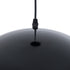 GloboStar® LUNE 01341 Μοντέρνο Κρεμαστό Φωτιστικό Καμπάνα Μονόφωτο 1 x E27 IP20 Μαύρο & Χρυσό Μέταλλο - Μ40 x Π40 x Υ20cm - ledmania.gr