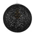 GloboStar® OCEANA 01360 Vintage Κρεμαστό Φωτιστικό Οροφής Μονόφωτο 1 x E27 Μαύρο Ξύλινο Ψάθινο Rattan Φ40 x Υ40cm - ledmania.gr