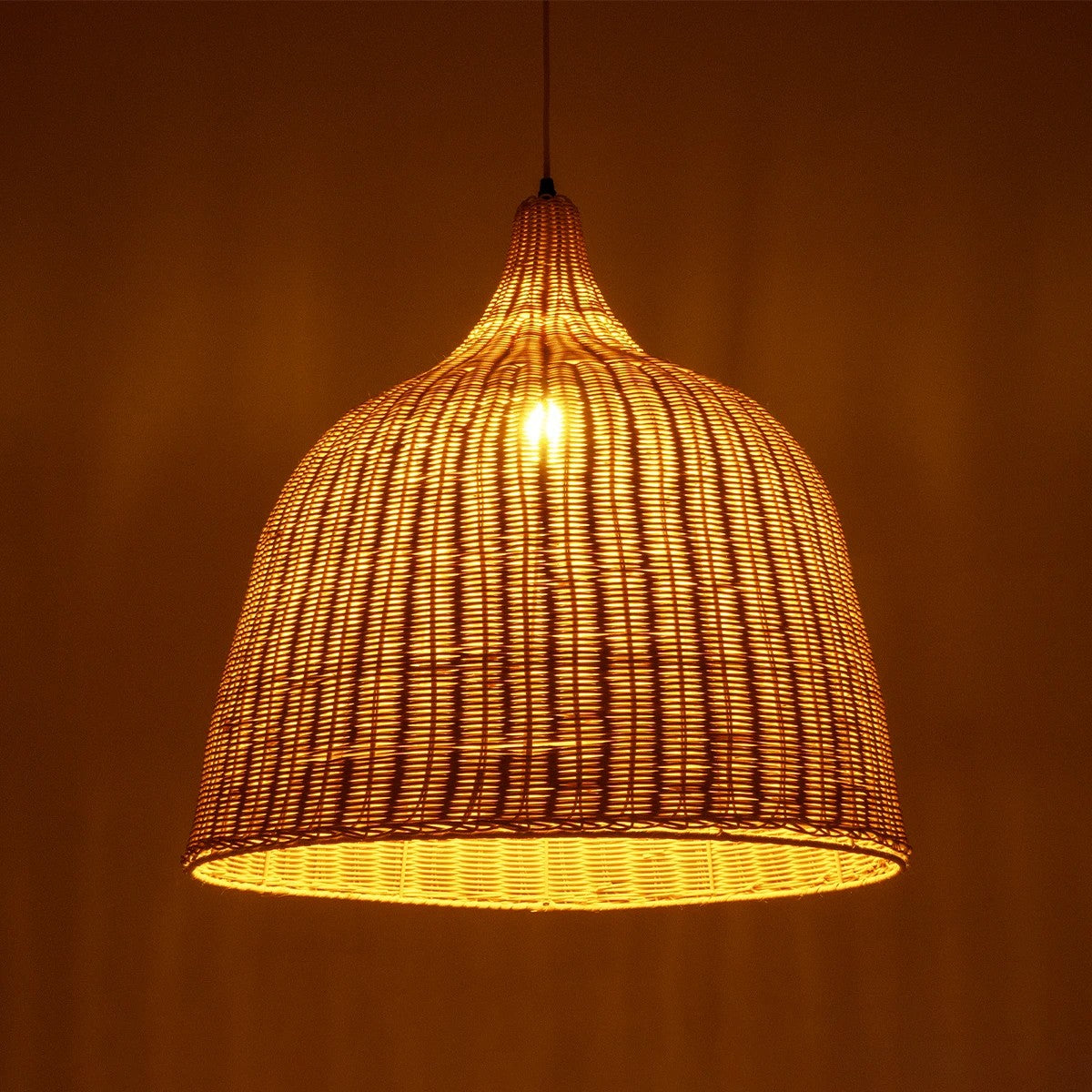 GLOBOSTAR® BAHAMAS 01370 Boho Κρεμαστό Φωτιστικό Οροφής με Ντουί 1 x E27 AC 220-240V IP20 - Μπεζ - Μ60 x Π60 x Υ60cm - ledmania.gr