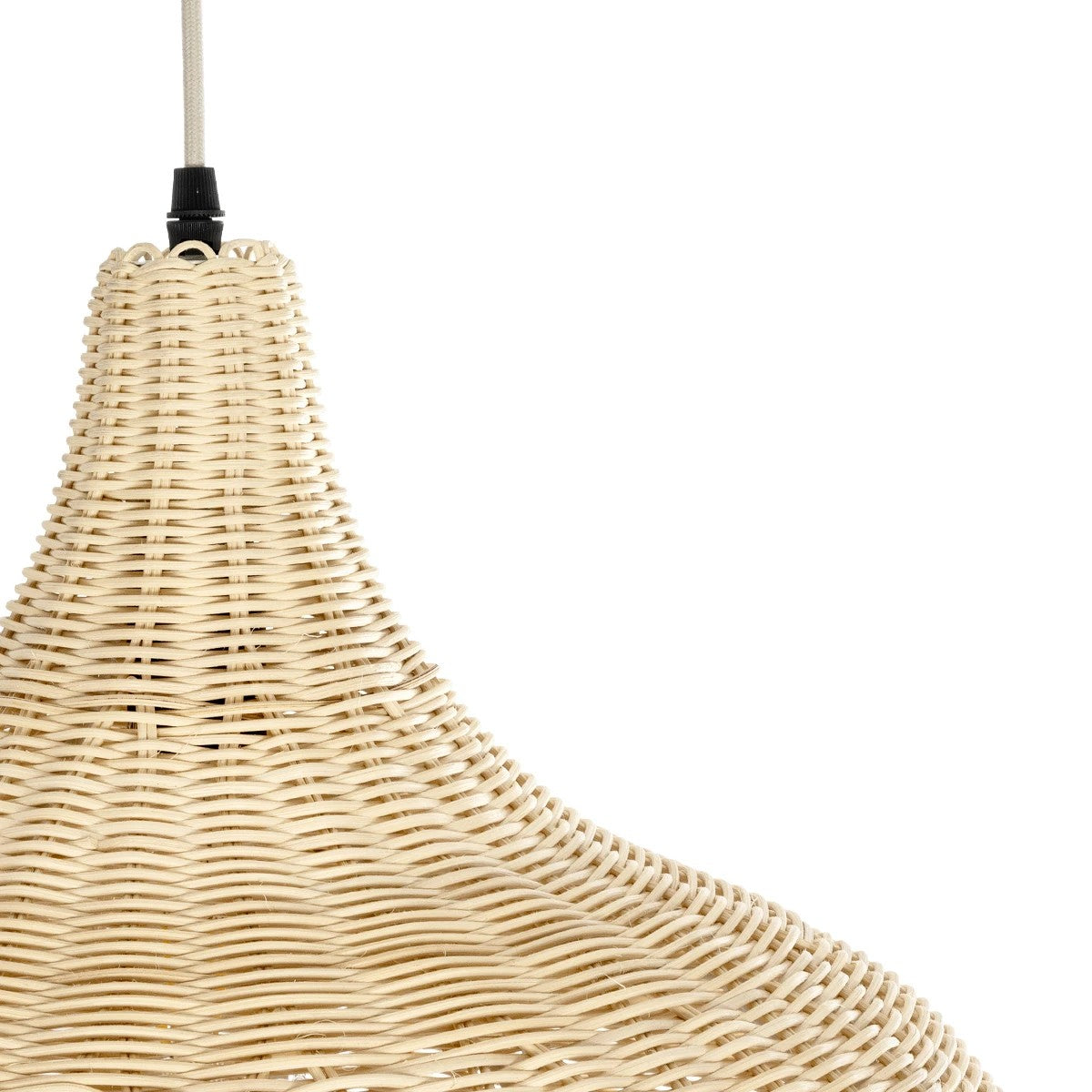 GLOBOSTAR® BAHAMAS 01370 Boho Κρεμαστό Φωτιστικό Οροφής με Ντουί 1 x E27 AC 220-240V IP20 - Μπεζ - Μ60 x Π60 x Υ60cm - ledmania.gr