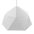GLOBOSTAR® HEXAGON 01378 Μοντέρνο Κρεμαστό Φωτιστικό Οροφής με Ντουί 1 x E27 AC 220-240V IP20 - Λευκό & Χρυσό - Μ46 x Π46 x Y25cm - ledmania.gr