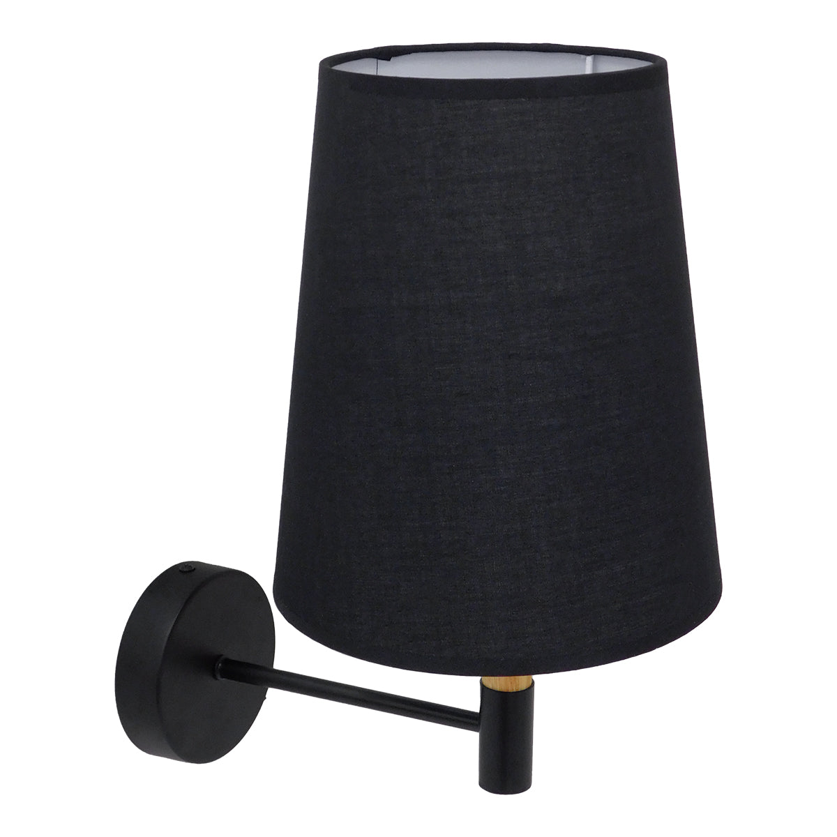 GLOBOSTAR® LYDFORD 01432 Μοντέρνο Φωτιστικό Τοίχου - Απλίκα με Ντουί 1 x E27 AC 220-240V IP20 - Μαύρο - Μ20 x Π28 x Υ36cm - ledmania.gr