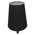 GLOBOSTAR® LYDFORD 01432 Μοντέρνο Φωτιστικό Τοίχου - Απλίκα με Ντουί 1 x E27 AC 220-240V IP20 - Μαύρο - Μ20 x Π28 x Υ36cm - ledmania.gr