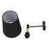 GLOBOSTAR® LYDFORD 01432 Μοντέρνο Φωτιστικό Τοίχου - Απλίκα με Ντουί 1 x E27 AC 220-240V IP20 - Μαύρο - Μ20 x Π28 x Υ36cm - ledmania.gr