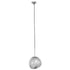 GLOBOSTAR® DIXAR 01460 Μοντέρνο Κρεμαστό Φωτιστικό Οροφής με Ντουί 1 x E27 AC 220-240V IP20 - Νίκελ Φιμέ - Μ28 x Π28 x Υ40cm - ledmania.gr