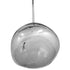 GLOBOSTAR® DIXAR 01460 Μοντέρνο Κρεμαστό Φωτιστικό Οροφής με Ντουί 1 x E27 AC 220-240V IP20 - Νίκελ Φιμέ - Μ28 x Π28 x Υ40cm - ledmania.gr
