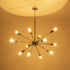 GloboStar® MILANO 01487 Μοντέρνο Φωτιστικό Οροφής Πλέγμα Πολύφωτο 12 x E27 IP20 Ασημί Μέταλλο - Μ80 x Π80 x Υ80cm - ledmania.gr