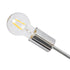 GloboStar® MILANO 01487 Μοντέρνο Φωτιστικό Οροφής Πλέγμα Πολύφωτο 12 x E27 IP20 Ασημί Μέταλλο - Μ80 x Π80 x Υ80cm - ledmania.gr