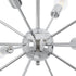 GloboStar® MILANO 01487 Μοντέρνο Φωτιστικό Οροφής Πλέγμα Πολύφωτο 12 x E27 IP20 Ασημί Μέταλλο - Μ80 x Π80 x Υ80cm - ledmania.gr