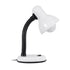 GLOBOSTAR® STUDENT 01531 Μοντέρνο Επιτραπέζιο Φωτιστικό Πορτατίφ με Ντουί 1 x E27 AC 220-240V IP20 - Λευκό - Μ12 x Π12 x Υ32cm - ledmania.gr