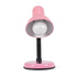 GLOBOSTAR® STUDENT 01534 Μοντέρνο Επιτραπέζιο Φωτιστικό Πορτατίφ με Ντουί 1 x E27 AC 220-240V IP20 - Ροζ - Μ12 x Π12 x Υ32cm - ledmania.gr