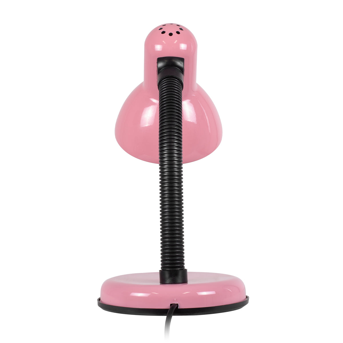 GLOBOSTAR® STUDENT 01534 Μοντέρνο Επιτραπέζιο Φωτιστικό Πορτατίφ με Ντουί 1 x E27 AC 220-240V IP20 - Ροζ - Μ12 x Π12 x Υ32cm - ledmania.gr
