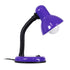 GLOBOSTAR® STUDENT 01537 Μοντέρνο Επιτραπέζιο Φωτιστικό Πορτατίφ με Ντουί 1 x E27 AC 220-240V IP20 - Μωβ - Μ12 x Π12 x Υ32cm - ledmania.gr
