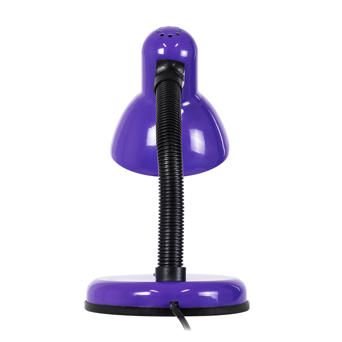 GLOBOSTAR® STUDENT 01537 Μοντέρνο Επιτραπέζιο Φωτιστικό Πορτατίφ με Ντουί 1 x E27 AC 220-240V IP20 - Μωβ - Μ12 x Π12 x Υ32cm - ledmania.gr