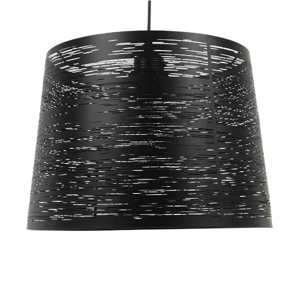 GLOBOSTAR® ACCADEMIA 01556 Μοντέρνο Κρεμαστό Φωτιστικό Οροφής με Ντουί 1 x E27 AC 220-240V IP20 - Μαύρο - Μ35 x Π35 x Υ25cm - ledmania.gr