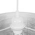 GloboStar® ACCADEMIA 01557 Μοντέρνο Industrial Κρεμαστό Φωτιστικό Οροφής Μονόφωτο 1 x E27 Μεταλλικό Λευκό Καμπάνα Φ35 x Υ25cm - ledmania.gr