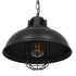 GloboStar® HARROW 01571 Vintage Κρεμαστό Φωτιστικό Καμπάνα Μονόφωτο 1 x E27 IP20 Μαύρο Μέταλλο Μ33 x Π33 x Υ32cm - ledmania.gr
