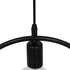 GLOBOSTAR® OMICRON 01578 Μοντέρνο Κρεμαστό Φωτιστικό Οροφής με Ντουί 1 x E27 AC 220-240V IP20 - Μαύρο - Μ33 x Π4 x Υ33cm - ledmania.gr