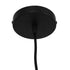 GloboStar® DELTA 01580 Μοντέρνο Κρεμαστό Φωτιστικό Οροφής Μονόφωτο 1 x E27 Μαύρο Μεταλλικό Μ38 x Π4 x Υ33cm - ledmania.gr