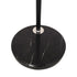 GloboStar® IMPERIAL 01587 Μοντέρνο Επιδαπέδιο Φωτιστικό Μονόφωτο 1 x E27 IP20 Μαύρο Μέταλλο, Μαύρο Ύφασμα με Μαύρο Μάρμαρο - Μ38 x Π38 x Υ172cm - ledmania.gr