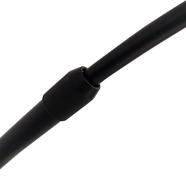 GloboStar® IMPERIAL 01587 Μοντέρνο Επιδαπέδιο Φωτιστικό Μονόφωτο 1 x E27 IP20 Μαύρο Μέταλλο, Μαύρο Ύφασμα με Μαύρο Μάρμαρο - Μ38 x Π38 x Υ172cm - ledmania.gr