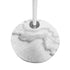 GloboStar® IMPERIAL 01588 Μοντέρνο Επιδαπέδιο Φωτιστικό Μονόφωτο 1 x E27 IP20 Λευκό Μέταλλο, Λευκό Ύφασμα με Γκρι Μάρμαρο - Μ34 x Π34 x Υ172cm - ledmania.gr