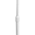 GloboStar® IMPERIAL 01588 Μοντέρνο Επιδαπέδιο Φωτιστικό Μονόφωτο 1 x E27 IP20 Λευκό Μέταλλο, Λευκό Ύφασμα με Γκρι Μάρμαρο - Μ34 x Π34 x Υ172cm - ledmania.gr