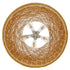 GloboStar® FIJI INCASS Vintage Κρεμαστό Φωτιστικό Οροφής Πολύφωτο 5 x E27 Μπέζ Rattan Φ60 x Υ29cm - ledmania.gr