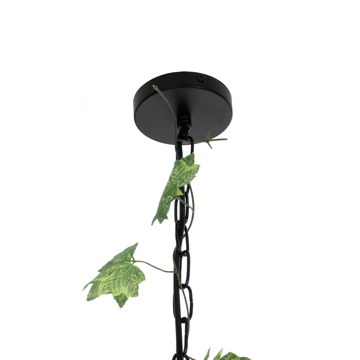 GLOBOSTAR® NEST 01640 Vintage Κρεμαστό Φωτιστικό Οροφής με Ντουί 1 x E27 AC 220-240V IP20 - Μαύρο & Πράσινο - Μ48 x Π38 x Υ40cm - ledmania.gr