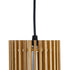 GloboStar® SCANDINAVIA 01700 Boho Κρεμαστό Φωτιστικό Πλέγμα Μονόφωτο 1 x E27 IP20 Μπεζ Ξύλο - Μ25 x Π25 x Y45cm - ledmania.gr